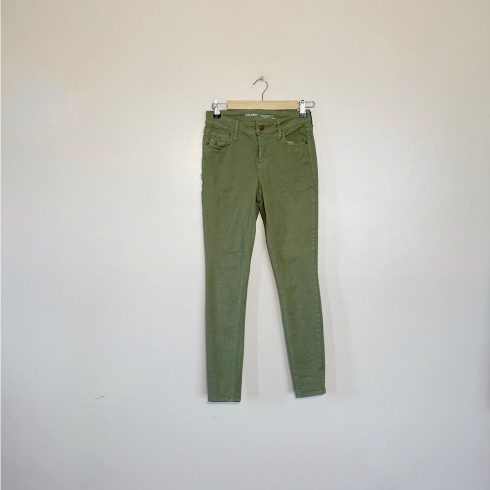 SALE! Olive Old Navy Rockstar Mid-Rise Jeans Size 2 VGUC